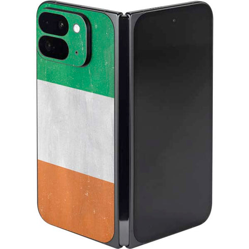 Ireland Flag Distressed Google Pixel 9 Pro Fold Skin